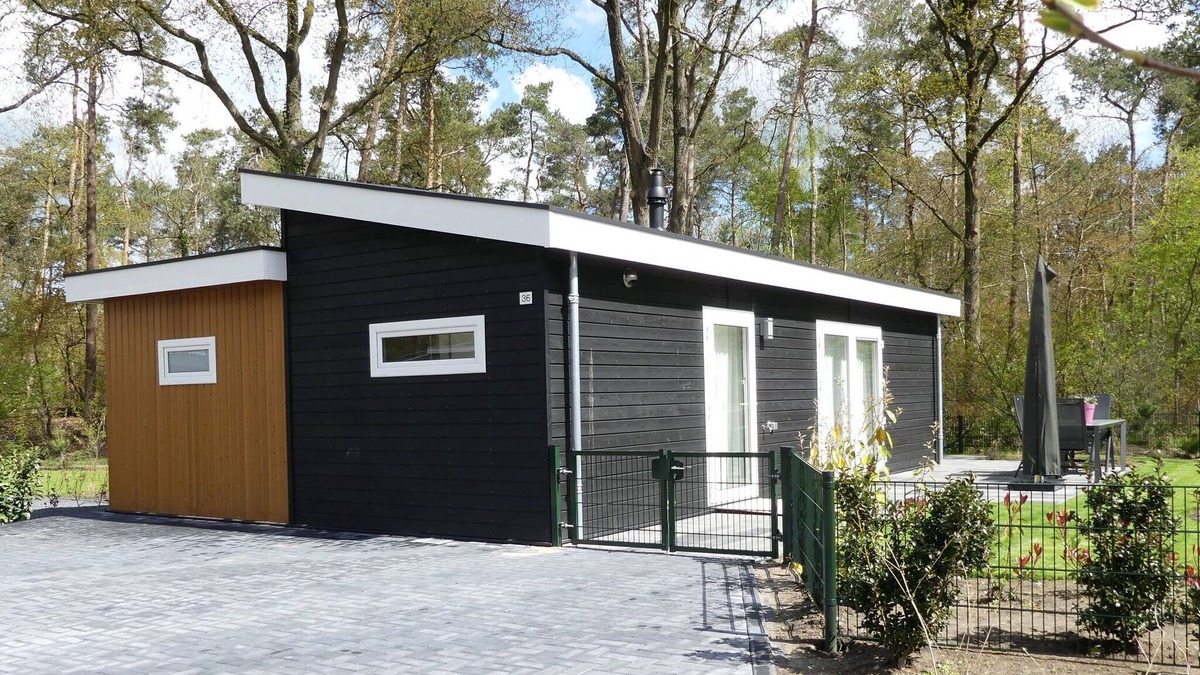 Oldebroek Ski Chalet | Modern chalet for the disabled, at the forest