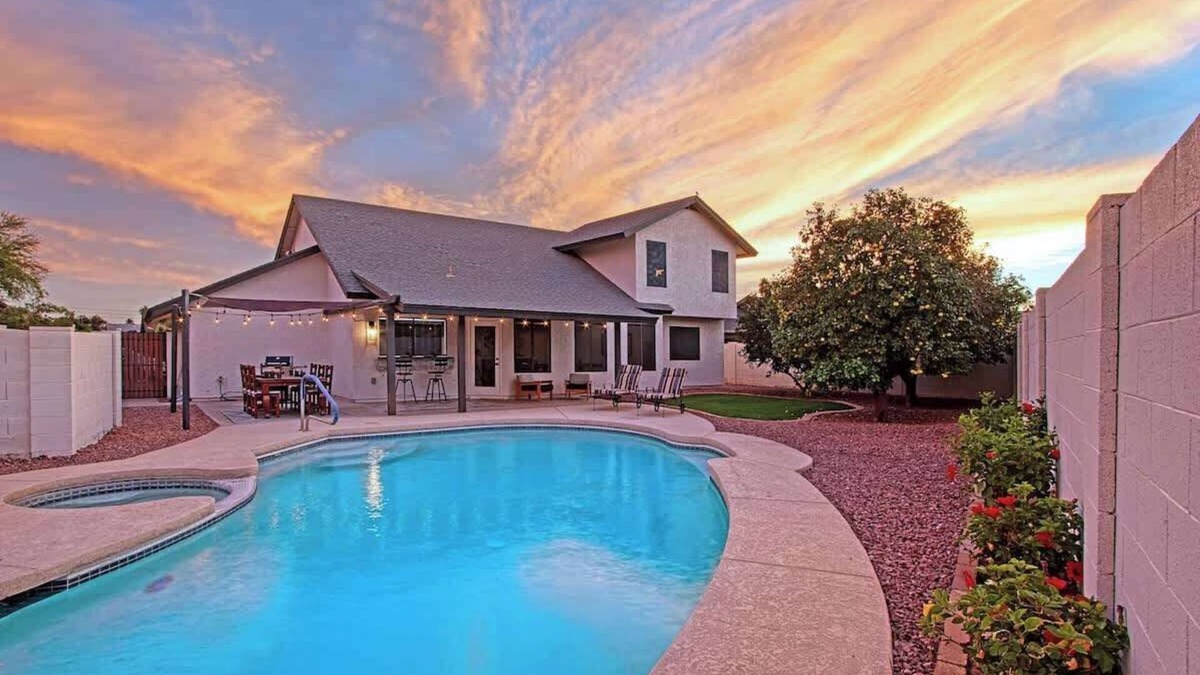 Chandler House | Modern Chandler Retreat by 101 Private Pool