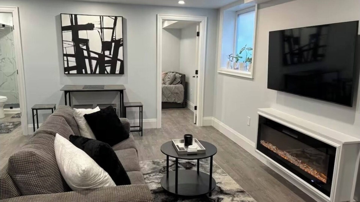 Kitchener Apartment | Modern, clean, bright two bedroom lower level look out duplex with large windows