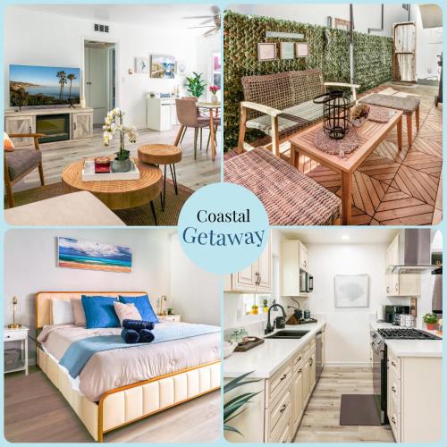 Balboa Peninsula Apartment | Modern Coastal 1BR w King Bed & EV and Just Steps Away to the Shore!