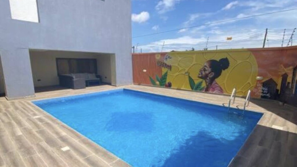 Teshie House | Modern + Cozy 1 Bedroom Apartment with a pool in a gated complex!