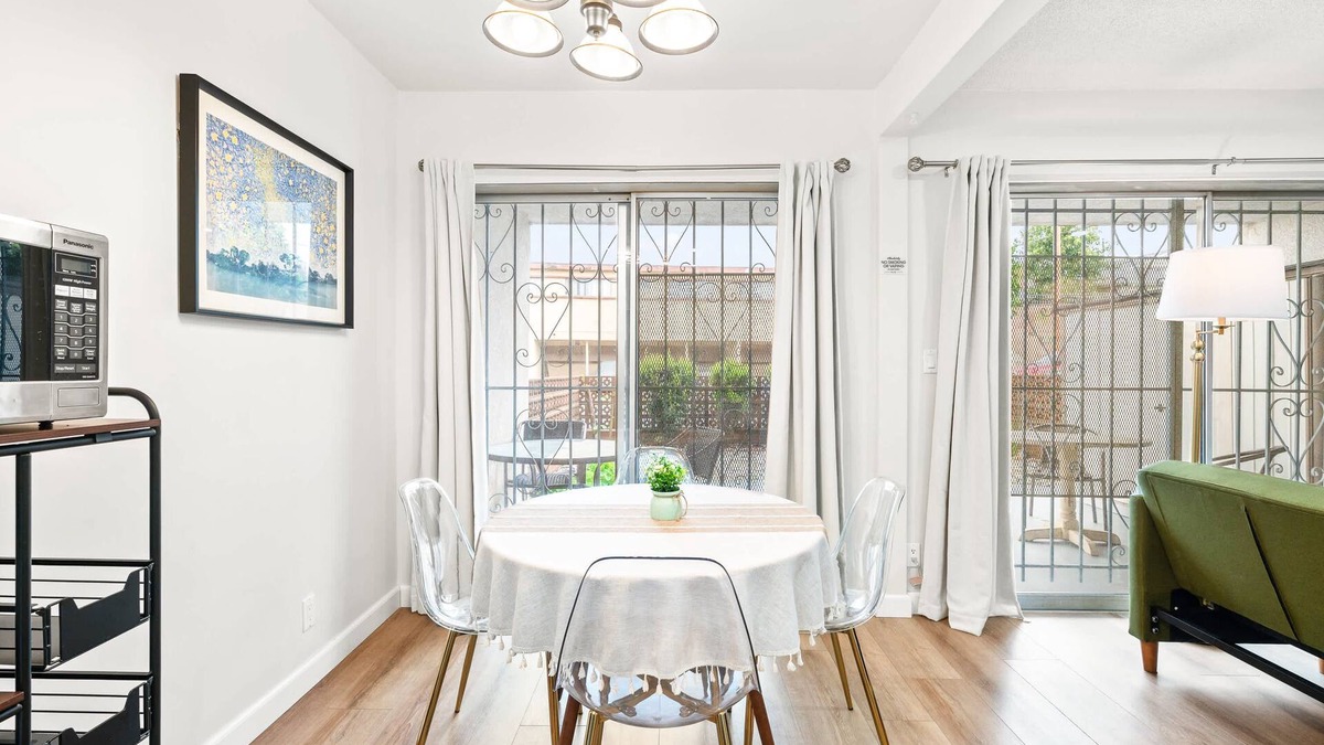 Monterey Park Apartment | Modern Cozy Retreat Stylish Stay With Patio Parking