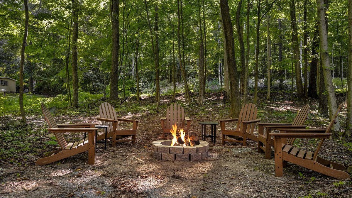 Berkeley Springs Cabin | Modern decor, Hot Tub, Fire Pit, Grill, & Games