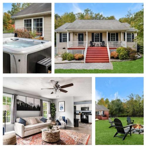Luray House | Modern decor, Hot Tub, Fire Pit & River Access!