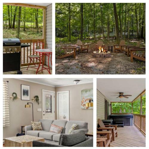 Berkeley Springs House | Modern decor, Hot Tub, Fire Pit, Grill, & Games