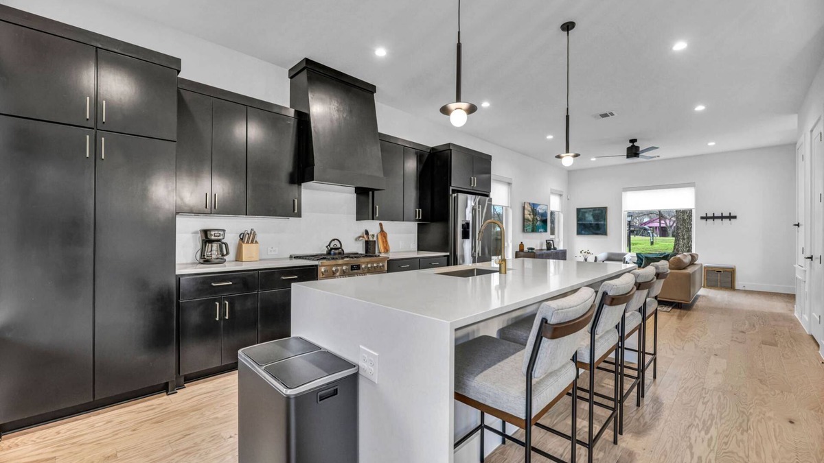 Blackshear-Prospect Hill House | Modern Eastside Home with Gourmet Kitchen, 3 Floors, Game Room, Walk to restaurants and bars