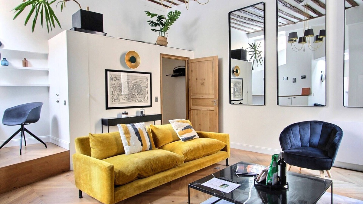 Saint-Gervais Apartment | Modern, elegant 2 BD 2 BTH, in the Marais, insurance included