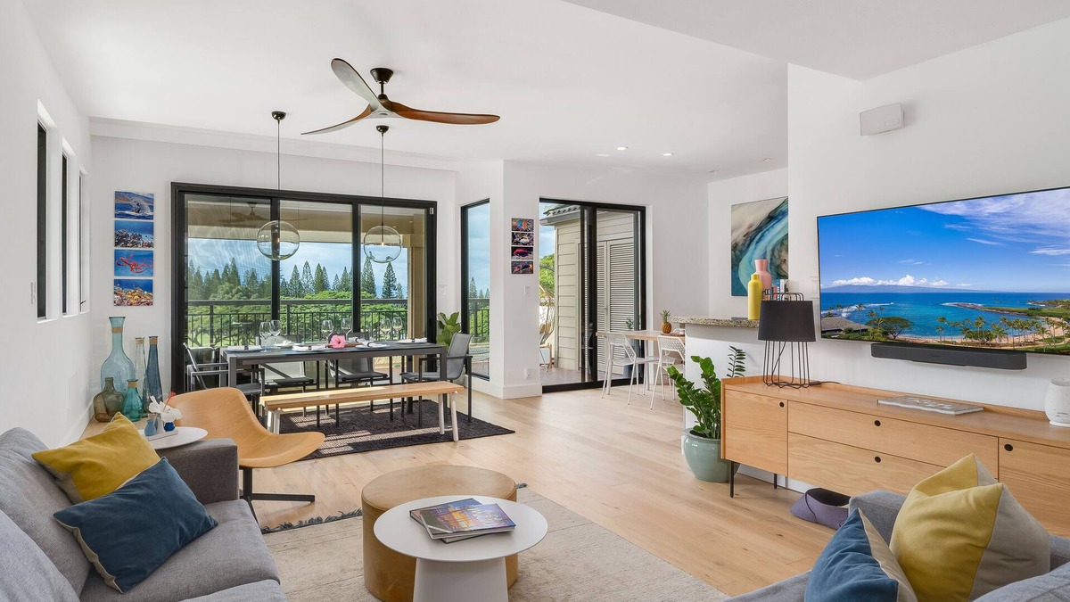 Kapalua Villa | MODERN HAWAII ⛳️ Modern Remodel, steps to the Beach, 4th Tee, Ocean View, 4 Pools