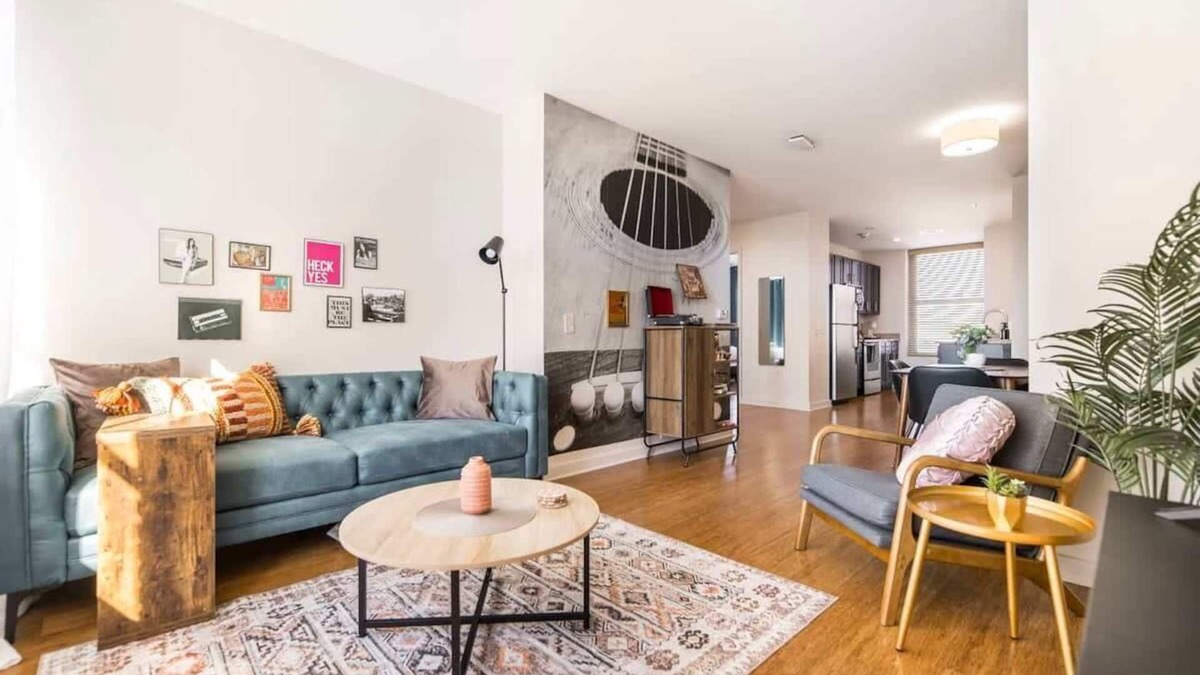 Macon Apartment | Modern Historic Loft | Walkable + Downtown Views