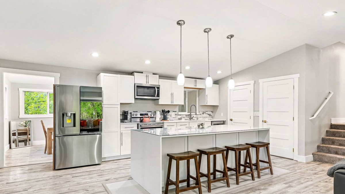 Sand Lake House | Modern Home All King Beds with firepits and grill