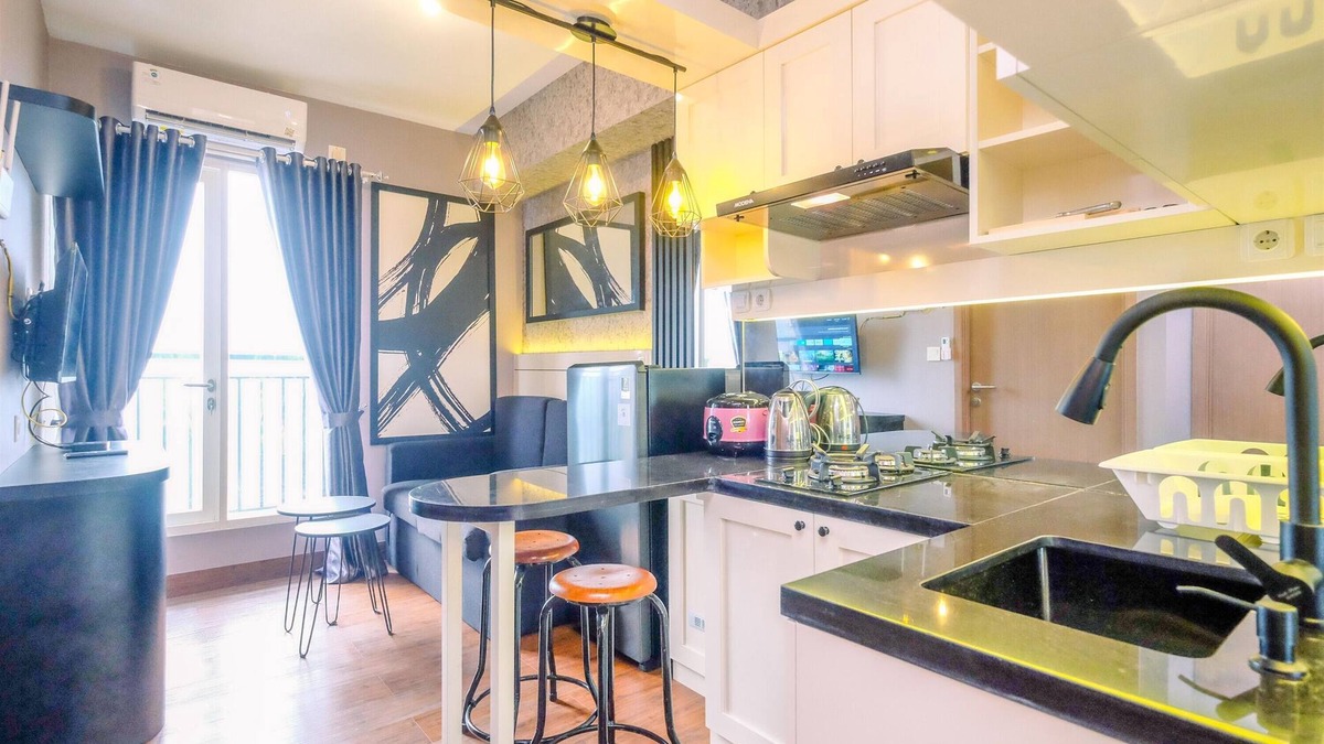 Depok Apartment | Modern Look 2BR at 28th Floor Podomoro Golf View Apartment