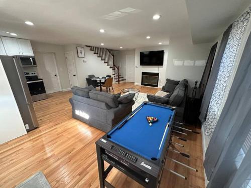 Brockton Apartment | Modern Luxury Home With Fireplace & Game-Room