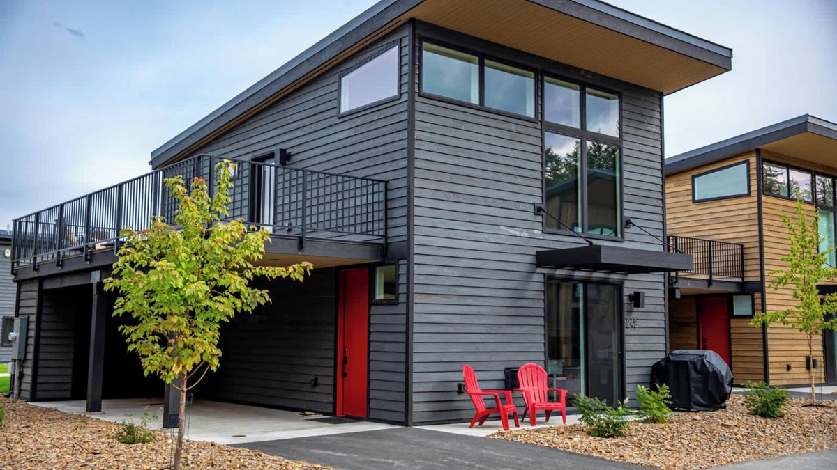 Whitefish House | Modern Mountain Townhouse at The Quarry