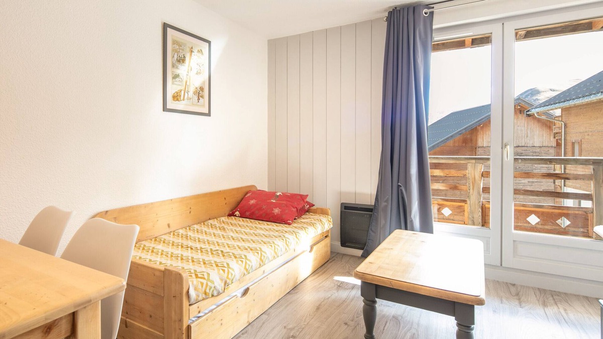 Saint-Sorlin-d'Arves Apartment | Modern studio 4 ppl, near the ski station