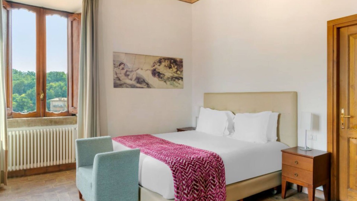 Soriano nel Cimino Apartment | Modern Studio | 17th Century Resort | Sleeps 2