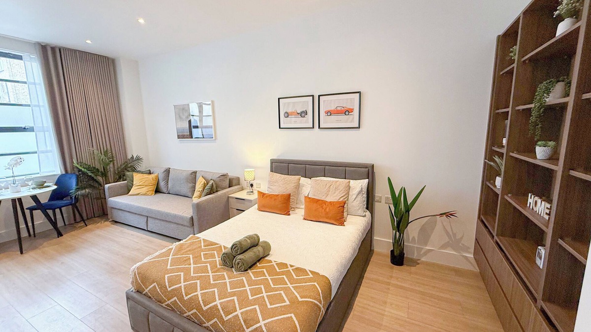 St. Johns Wood Apartment | Modern Studio flat w/WIFI & Lift near Regents Park, Marylebone, St John’s Wood