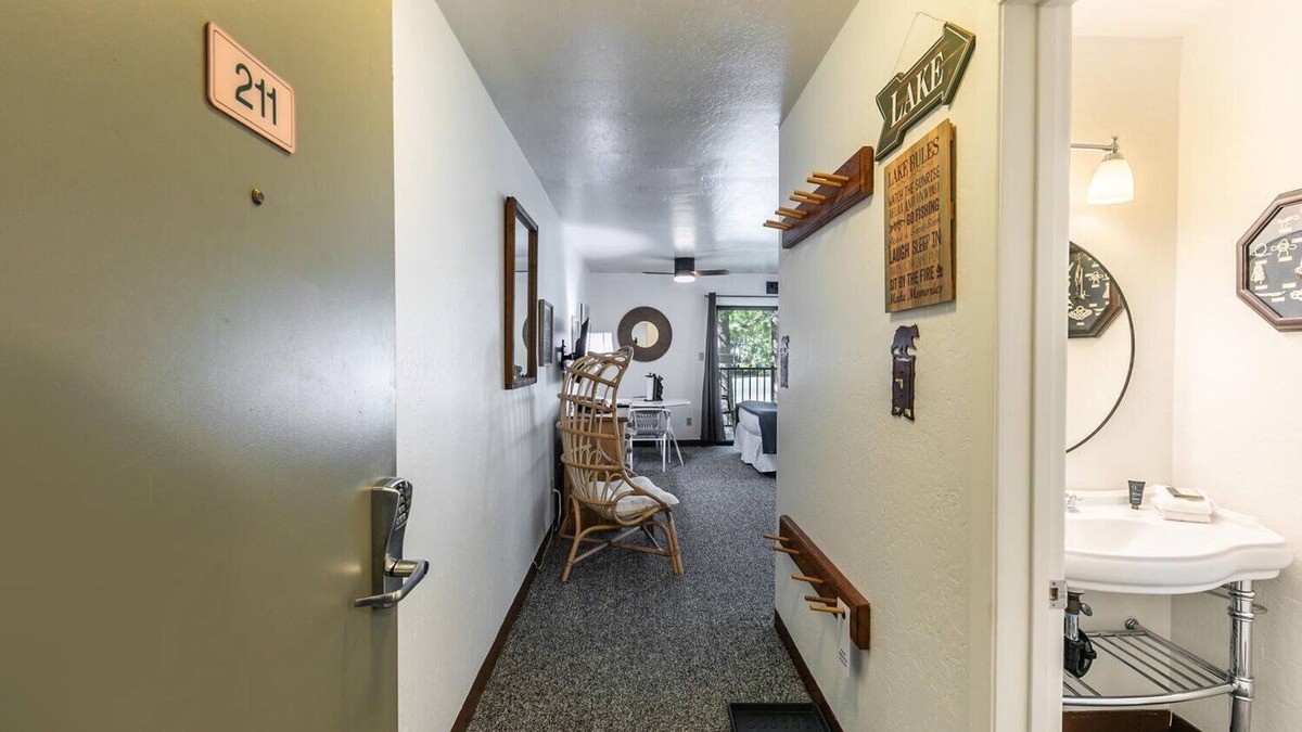 Truckee Condo | Modern Studio w/Balcony #211 at Donner Lake Village