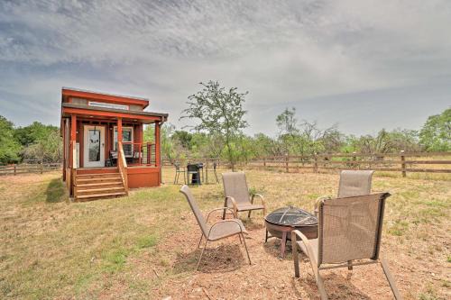 Milam County House | Modern Sunset Cabin with Wood Fire Pit!
