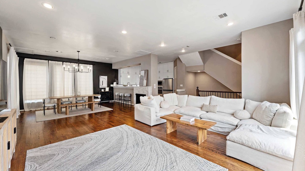 Montrose House | Modern Townhome in Montrose Hot Tub King Beds