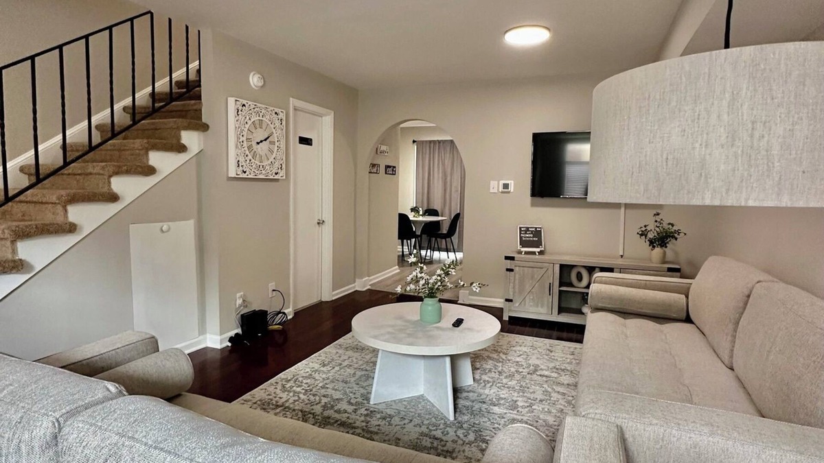Gastonia Apartment | Modern Townhome w/Balcony Walk to FUSE Stadium