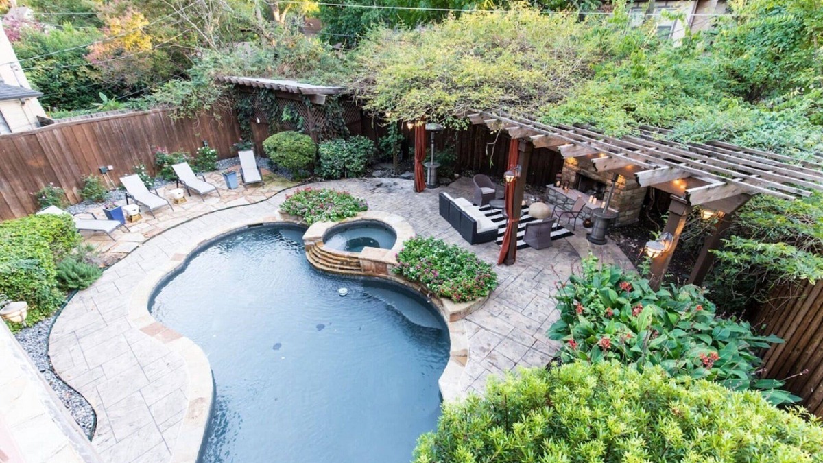Greenland Hills House | Modern Tudor with Pool & Backyard Oasis on the M Streets in the Heart of Dallas