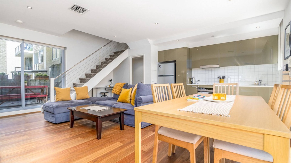 City West Apartment | Modern Two-Story City Pad With Pool, Gym & Sauna