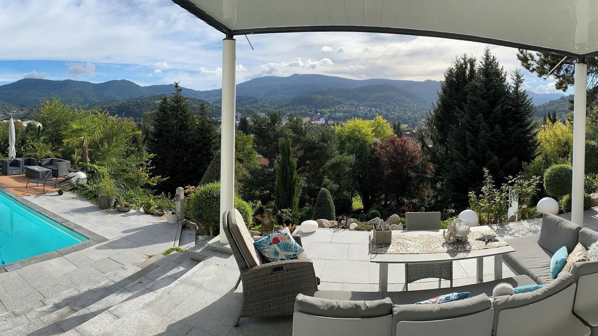 Gernsbach Apartment | Modern vacation apartment with view and pool near Baden Baden in the Black Forest