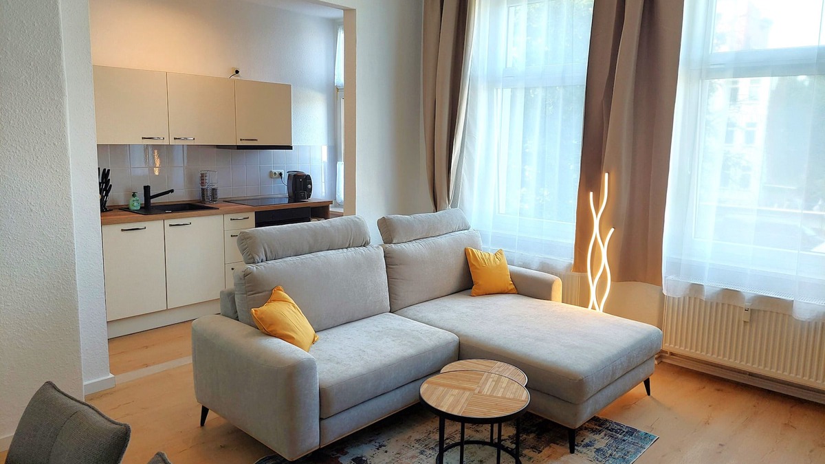 Magdeburg Apartment | Modern vacation apartment: central, ideal for business travelers, family-friendly