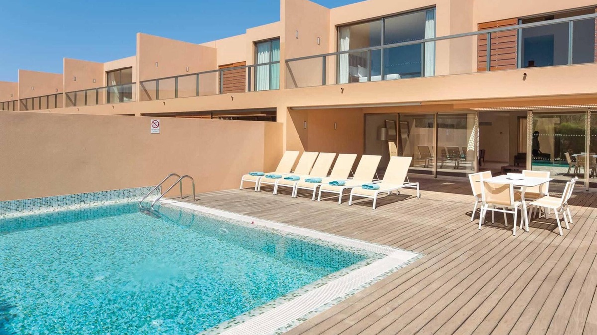 Salgados Villa | Modern villa with two spacious bedrooms.