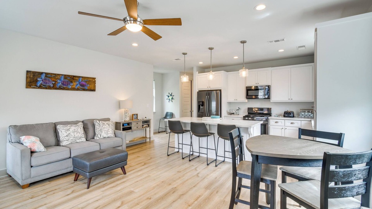 Waveland House | Modern Waveland Home w/Deck - Walk to the Beach!