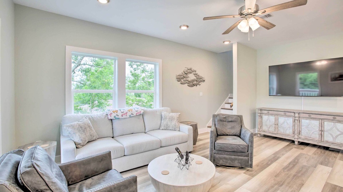 Waveland House | Modern Waveland Home w/Deck, Walk to Beach!