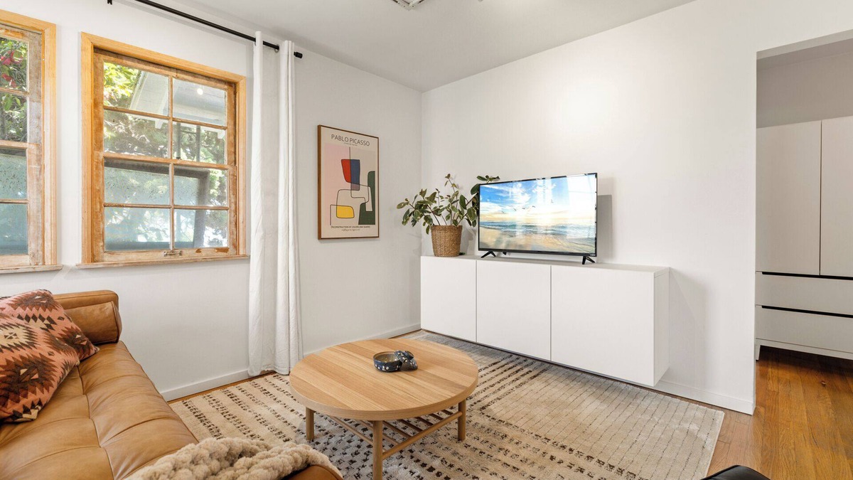 Westchester House | Modern Westchester 1BR/1BA Duplex with Private Patio & W/D