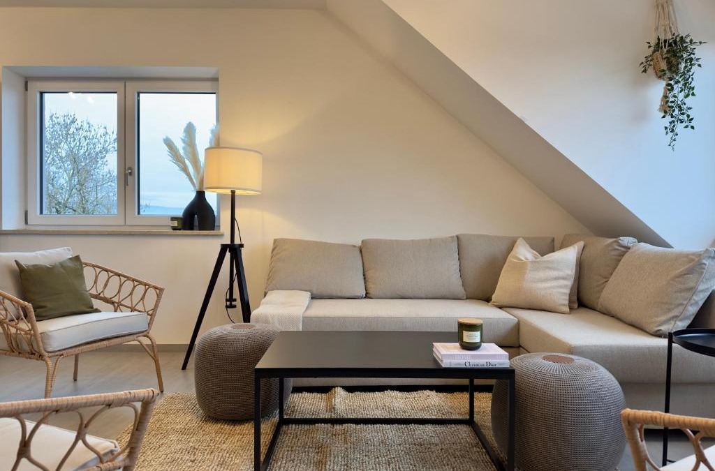 Stephansposching Apartment | Moderne Wohnung mit Küche & Parkplatz Ausblick auf den bayerischen Wald
