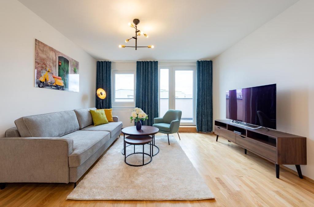 Simmering Apartment | Modernes Stadtapartment mit Terrasse