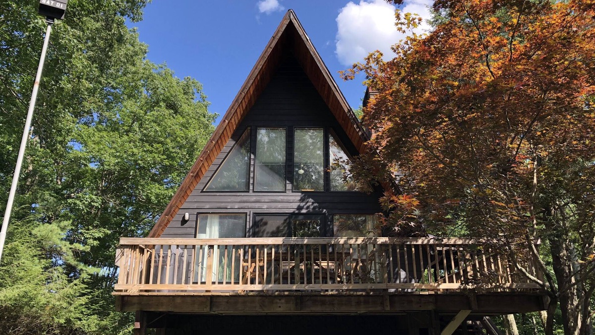 Saugerties House | Modernized A-Frame Chalet in the Heart of the Hudson Valley
