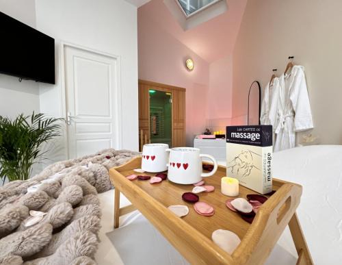 Republique Apartment | Mon spa privé - Balnéo & Sauna - Le Mans insolite