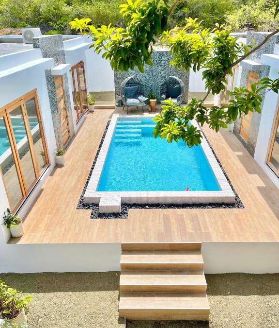Curacao Apartment | Moringa Resort - Studio A with Pool open air shower & Bath