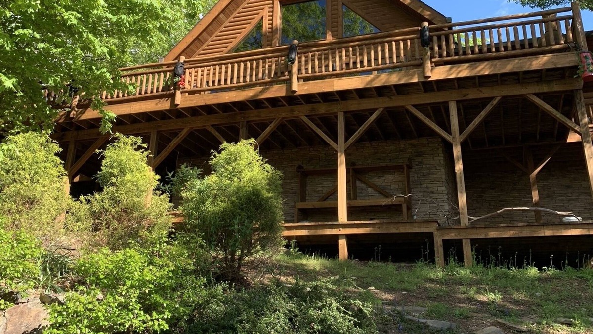 Southmont Cabin | Mountain Cabin on High Rock Lake w lake access and amazing views Full bar hottub