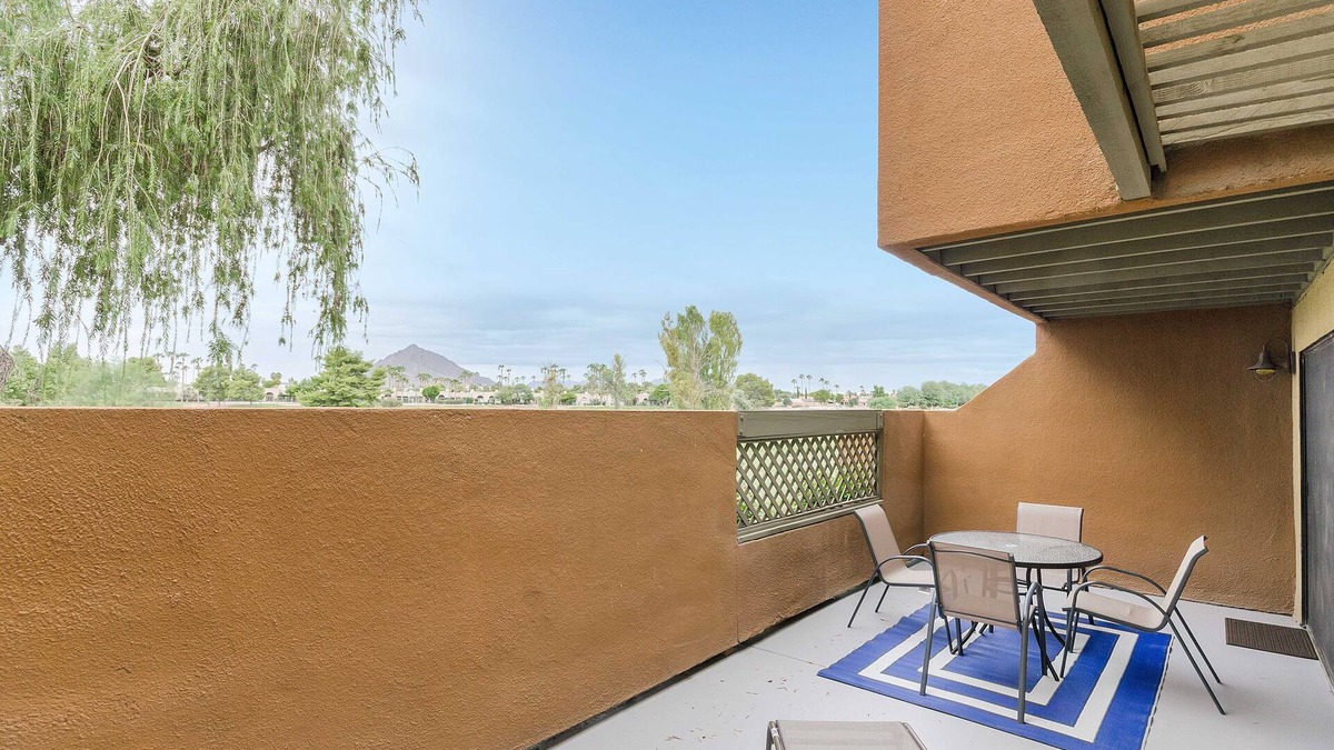 South Scottsdale Condo | Mountain & Golf Course VIEWS Villa - Ground Floor & Remodeled. Top Rated Views!