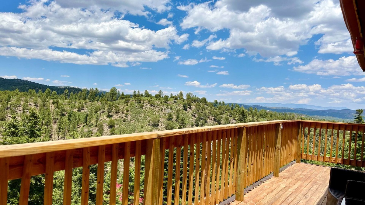 Ruidoso Cabin | Mountain Top | 3BR Cabin w/Hot Tub + Nature