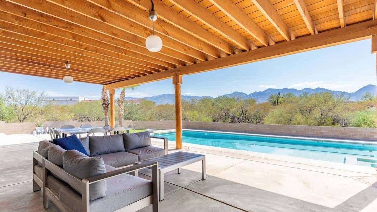 Tortolita House | Mountain-View 4BR Family Home, Pool & Outdoor Fun