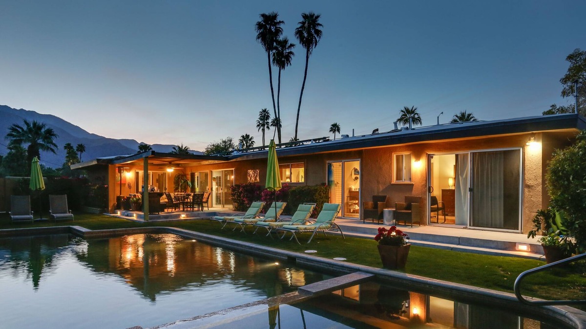 Sunmor House | Mountain view home with private pool, oversize spa & fire table - two dogs OK