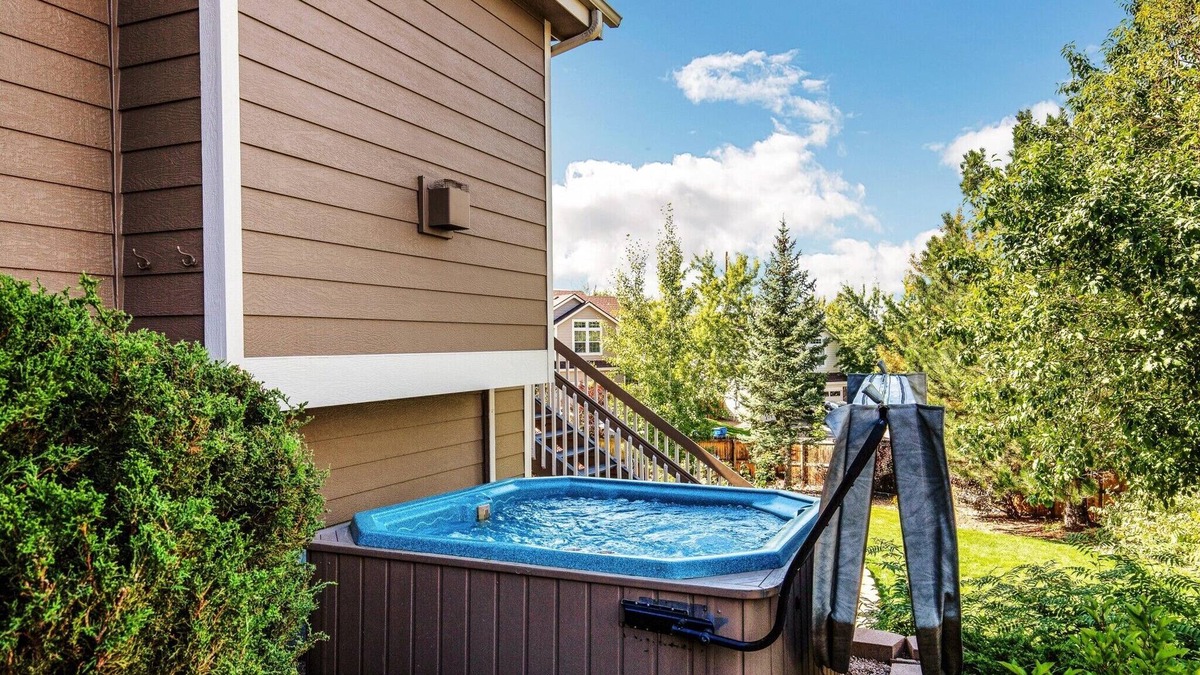 Aurora House | Mountain-View Home with Private Hot Tub, Dog-Friendly Yard, Office, Fireplace