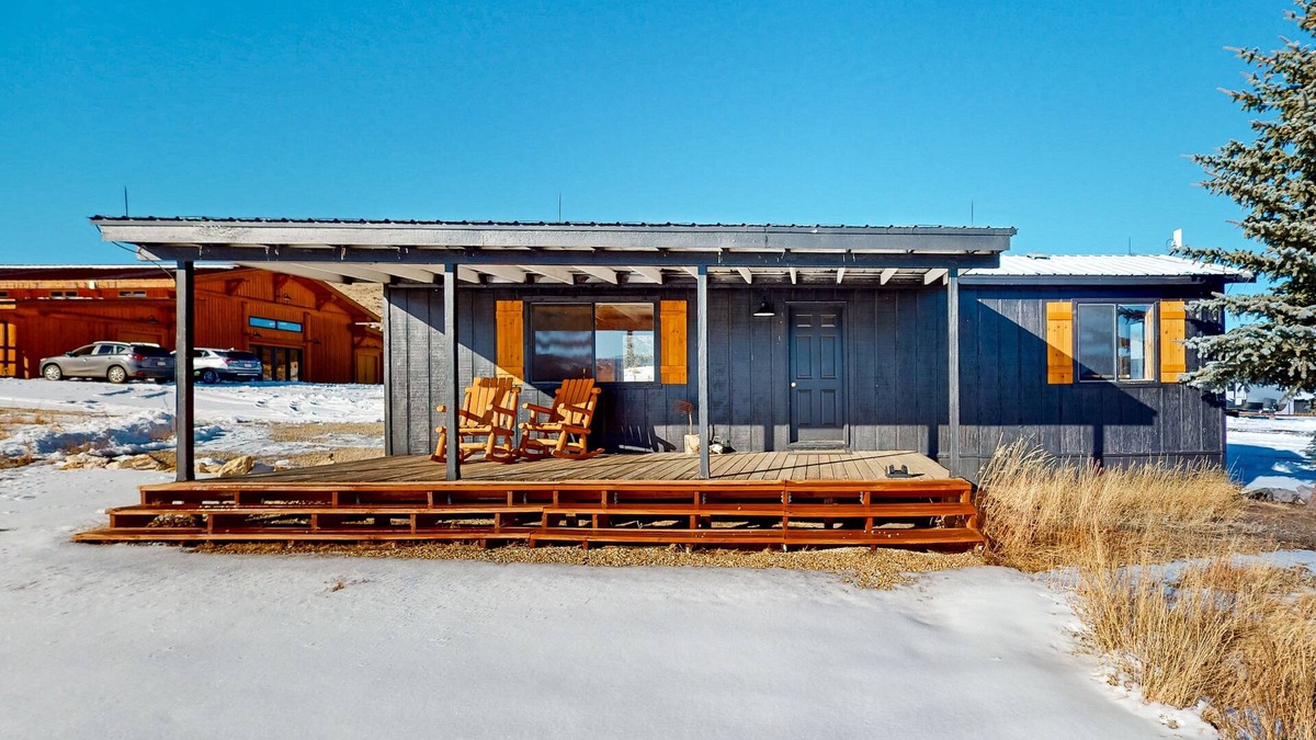 Colorado Springs House | Mountain-view retreat on 1,800-acre ranch with animals, firepit, games, & deck