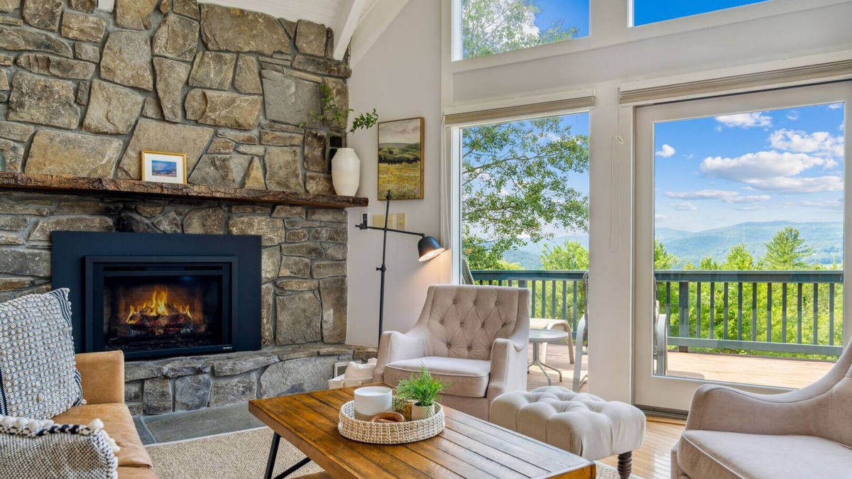 Quechee House | Mountainside Home, Great Views! | Birds Eye View