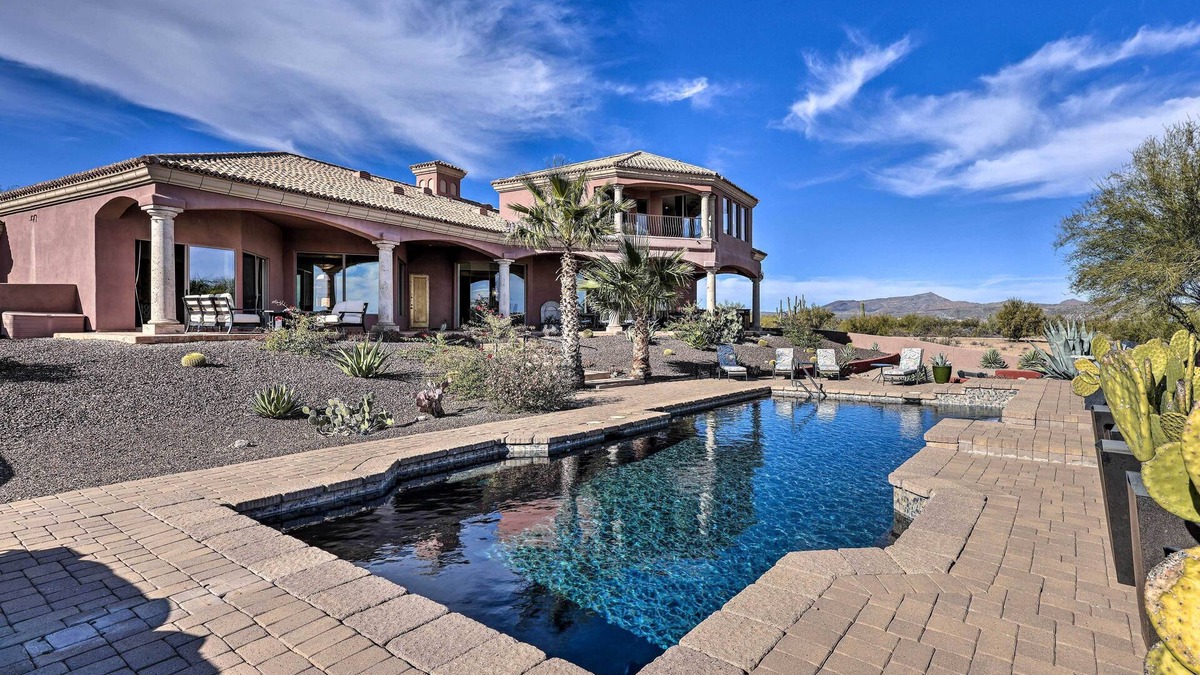 Rio Verde Foothills Villa | Mtn-View Gem w/Pool, BBQ & Fire Pit in Scottsdale