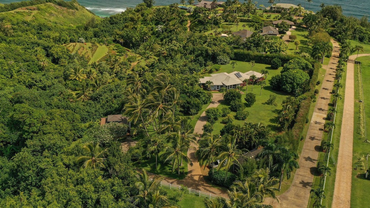 Kilauea House | Multi-Dwelling, Private Estate with Ocean Views and Two Hot Tubs TVNC#4284