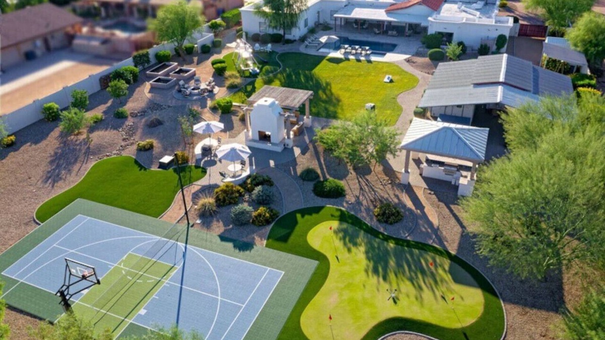 Paradise Valley Village House | Multi-Million Dollar Estate, Pickle Ball, Heated Pool, Spa, B-Ball, Putt-Putt