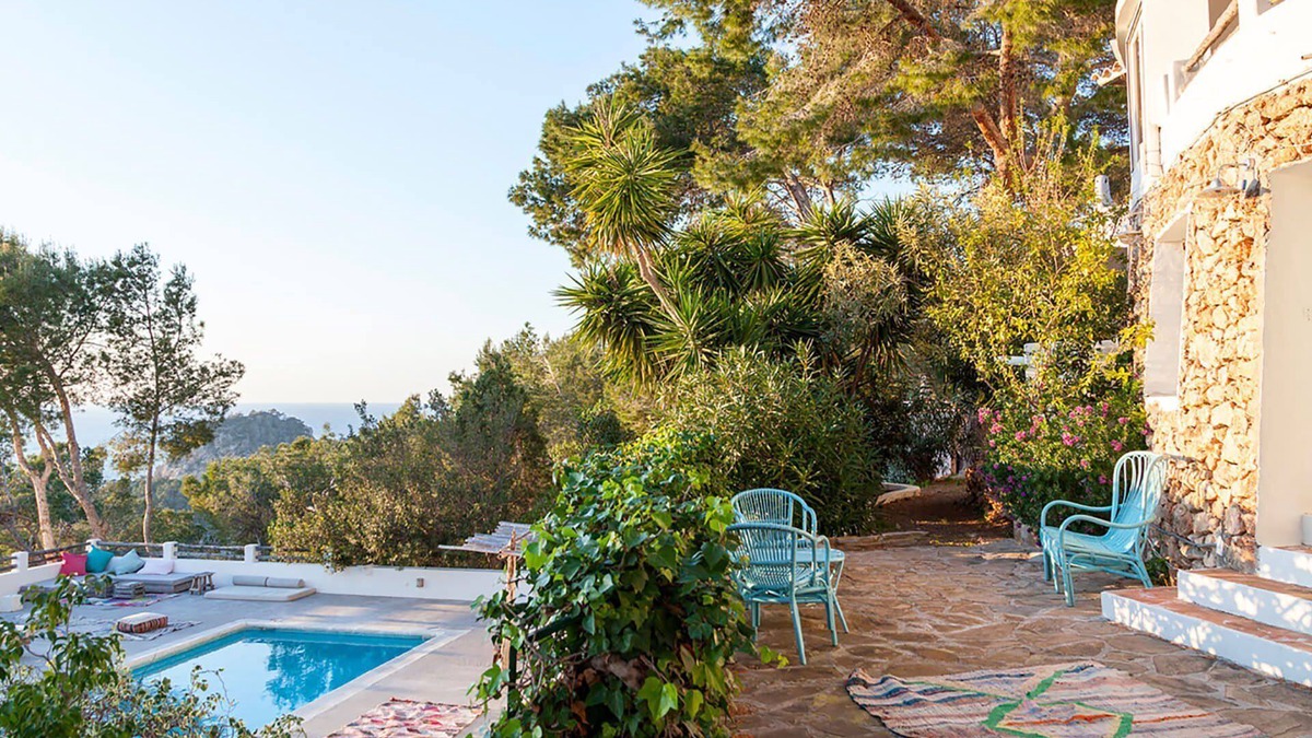 Sant Antoni de Portmany Villa | My Rental Homes | Villa Cave with garden and pool