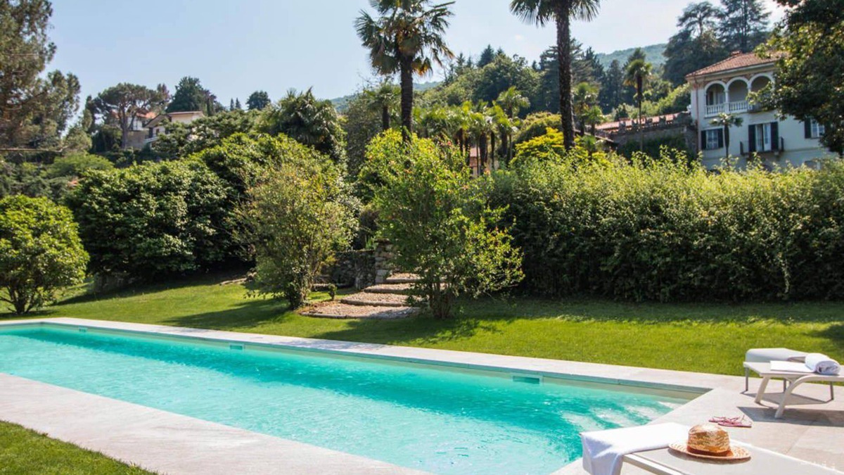 Baveno Villa | My Rental Homes - Villa Romantica surrounded by a large terraced garden, with pool